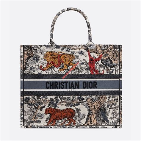 dior tote tiger|christian Dior tote bag clearance.